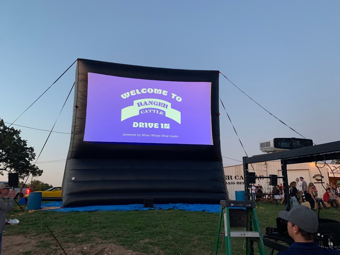 One Of A Kind Drive In Movie Screen